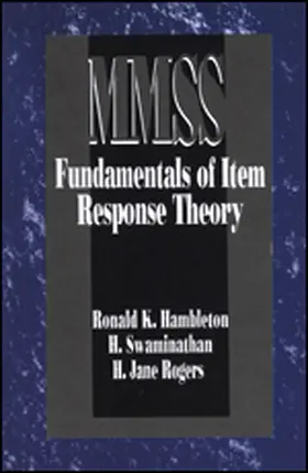 Hambleton / Swaminathan |  Fundamentals of Item Response Theory | Buch |  Sack Fachmedien