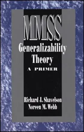 Shavelson / Webb |  Generalizability Theory | Buch |  Sack Fachmedien