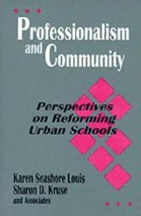 Louis / Kruse |  Professionalism and Community | Buch |  Sack Fachmedien