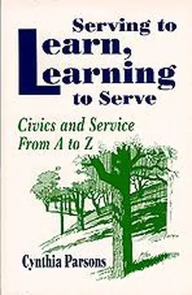 Parsons |  Serving to Learn, Learning to Serve | Buch |  Sack Fachmedien