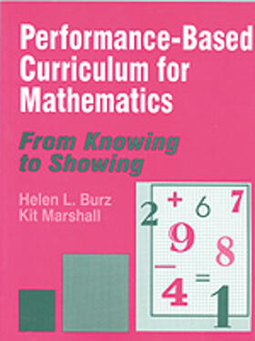 Burz / Marshall |  Performance-Based Curriculum for Mathematics | Buch |  Sack Fachmedien