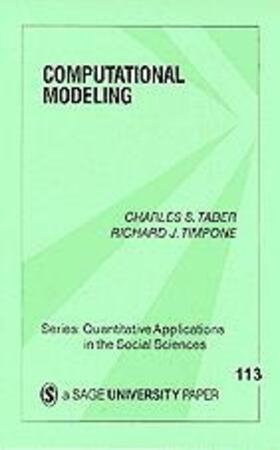 Taber / Timpone |  Computational Modeling | Buch |  Sack Fachmedien