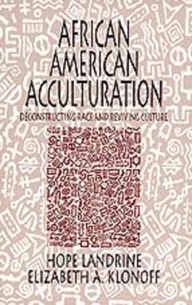 Landrine / Klonoff |  African American Acculturation | Buch |  Sack Fachmedien