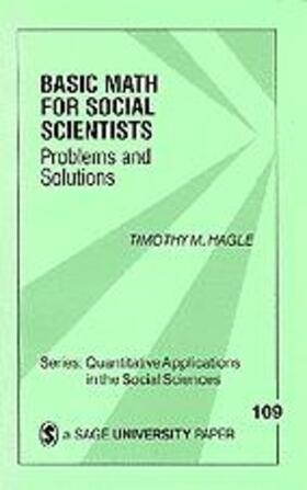 Hagle |  Basic Math for Social Scientists | Buch |  Sack Fachmedien