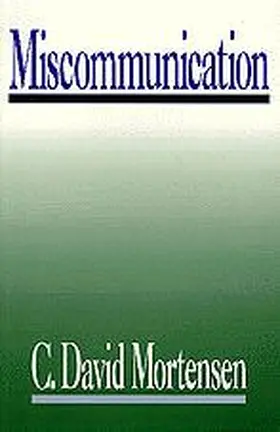 Mortensen |  Miscommunication | Buch |  Sack Fachmedien