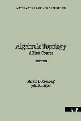 Greenberg / Harper |  Algebraic Topology | Buch |  Sack Fachmedien