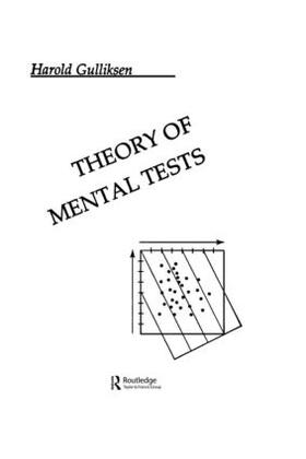 Gulliksen |  Theory of Mental Tests | Buch |  Sack Fachmedien
