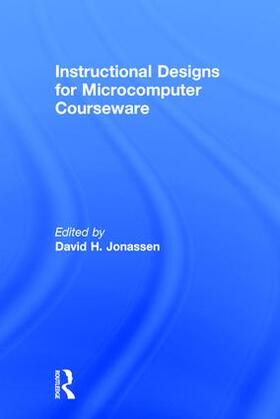 Jonassen |  Instruction Design for Microcomputing Software | Buch |  Sack Fachmedien