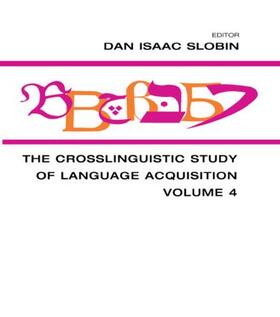 Slobin |  The Crosslinguistic Study of Language Acquisition | Buch |  Sack Fachmedien
