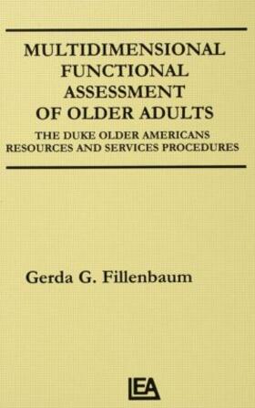 Fillenbaum |  Multidimensional Functional Assessment of Older Adults | Buch |  Sack Fachmedien