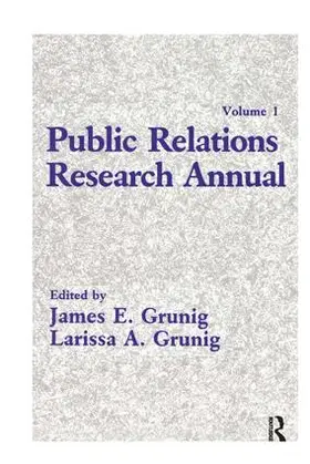 Grunig |  Public Relations Research Annual | Buch |  Sack Fachmedien