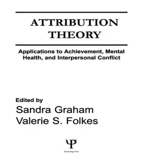 Graham / Folkes |  Attribution Theory | Buch |  Sack Fachmedien