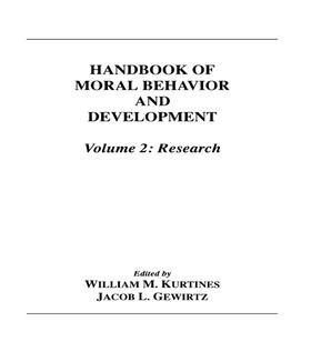 Kurtines / Gewirtz / Lamb |  Handbook of Moral Behavior and Development | Buch |  Sack Fachmedien
