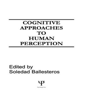 Ballesteros |  Cognitive Approaches to Human Perception | Buch |  Sack Fachmedien