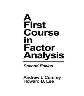 Comrey / Lee |  A First Course in Factor Analysis | Buch |  Sack Fachmedien
