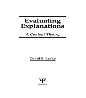 Leake |  Evaluating Explanations | Buch |  Sack Fachmedien