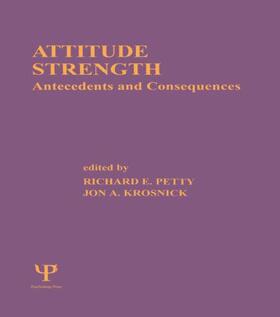 Petty / Krosnick |  Attitude Strength | Buch |  Sack Fachmedien