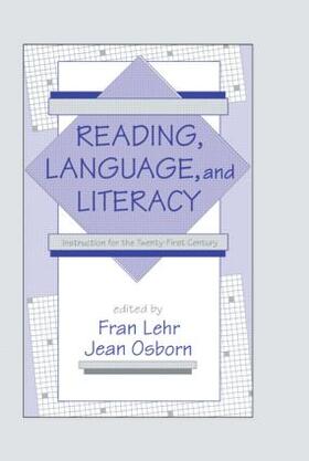 Lehr / Osborn |  Reading, Language, and Literacy | Buch |  Sack Fachmedien