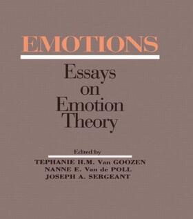 van Goozen / Van de Poll / Sergeant |  Emotions | Buch |  Sack Fachmedien
