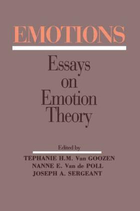 van Goozen / Van de Poll / Sergeant |  Emotions | Buch |  Sack Fachmedien