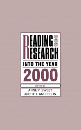 Sweet / Anderson |  Reading Research Into the Year 2000 | Buch |  Sack Fachmedien