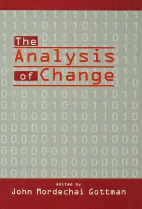 Gottman |  The Analysis of Change | Buch |  Sack Fachmedien