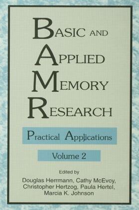 Herrmann / McEvoy / Hertzog |  Basic and Applied Memory Research | Buch |  Sack Fachmedien