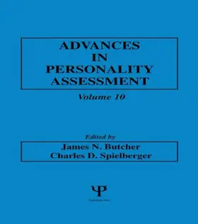 Butcher / Spielberger |  Advances in Personality Assessment | Buch |  Sack Fachmedien