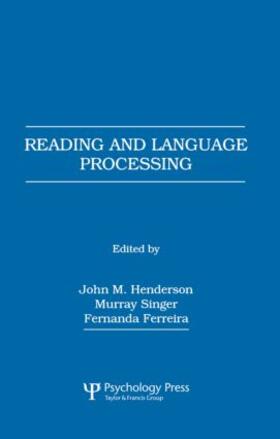 Henderson / Singer / Ferreira |  Reading and Language Processing | Buch |  Sack Fachmedien