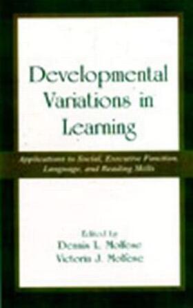 Molfese |  Developmental Variations in Learning | Buch |  Sack Fachmedien