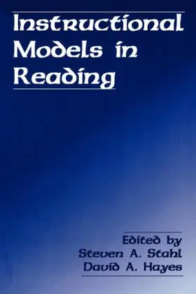 Stahl / Hayes |  Instructional Models in Reading | Buch |  Sack Fachmedien