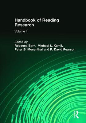 Barr / Kamil / Mosenthal |  Handbook of Reading Research, Volume II | Buch |  Sack Fachmedien