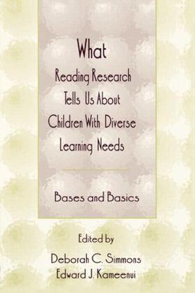 Simmons / Kameenui |  What Reading Research Tells Us About Children With Diverse Learning Needs | Buch |  Sack Fachmedien