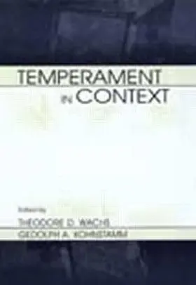 Wachs / McCrae / Kohnstamm |  Temperament in Context | Buch |  Sack Fachmedien