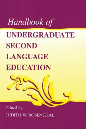 Rosenthal |  Handbook of Undergraduate Second Language Education | Buch |  Sack Fachmedien