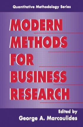 Marcoulides |  Modern Methods for Business Research | Buch |  Sack Fachmedien