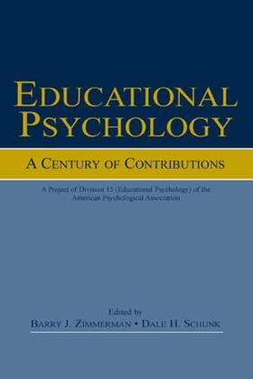 Zimmerman / Schunk |  Educational Psychology | Buch |  Sack Fachmedien