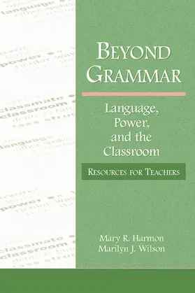 Harmon / Wilson |  Beyond Grammar | Buch |  Sack Fachmedien