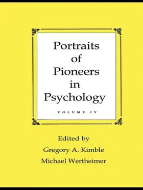 Kimble / Wertheimer |  Portraits of Pioneers in Psychology | Buch |  Sack Fachmedien