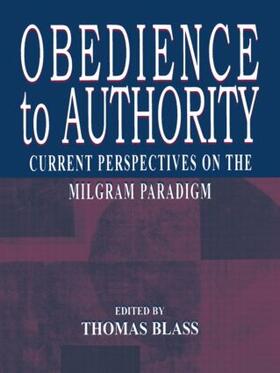 Blass |  Obedience to Authority | Buch |  Sack Fachmedien