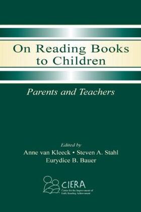 van Kleeck / Stahl / Bauer |  On Reading Books to Children | Buch |  Sack Fachmedien