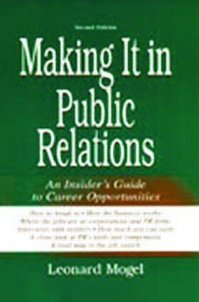 Mogel |  Making It in Public Relations | Buch |  Sack Fachmedien