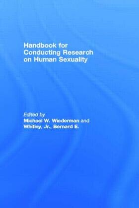 Wiederman / Whitley / Whitley, Jr. |  Handbook for Conducting Research on Human Sexuality | Buch |  Sack Fachmedien