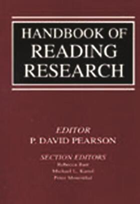 Pearson / Barr / Kamil |  Handbook of Reading Research | Buch |  Sack Fachmedien