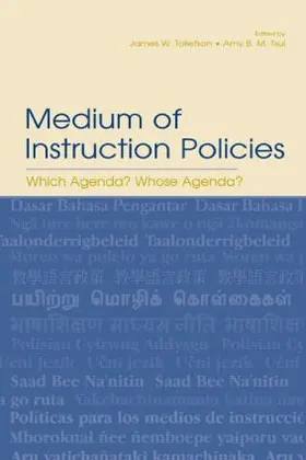 Tollefson / Tsui |  Medium of Instruction Policies | Buch |  Sack Fachmedien