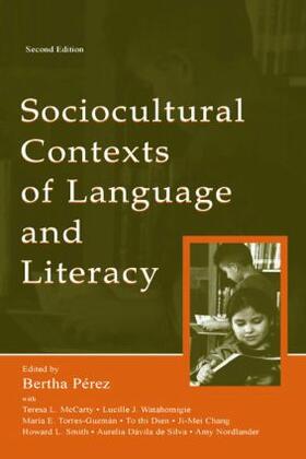 Perez / McCarty / Watahomigie |  Sociocultural Contexts of Language and Literacy | Buch |  Sack Fachmedien