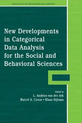 Ark / van der Ark / Croon |  New Developments in Categorical Data Analysis for the Social and Behavioral Sciences | Buch |  Sack Fachmedien