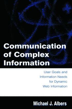 Albers |  Communication of Complex Information | Buch |  Sack Fachmedien