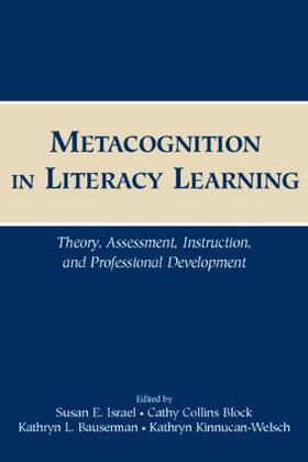 Israel / Block / Bauserman |  Metacognition in Literacy Learning | Buch |  Sack Fachmedien