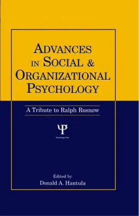 Hantula |  Advances in Social and Organizational Psychology | Buch |  Sack Fachmedien